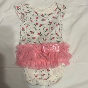 The Children's Place Floral Pink Bodysuit